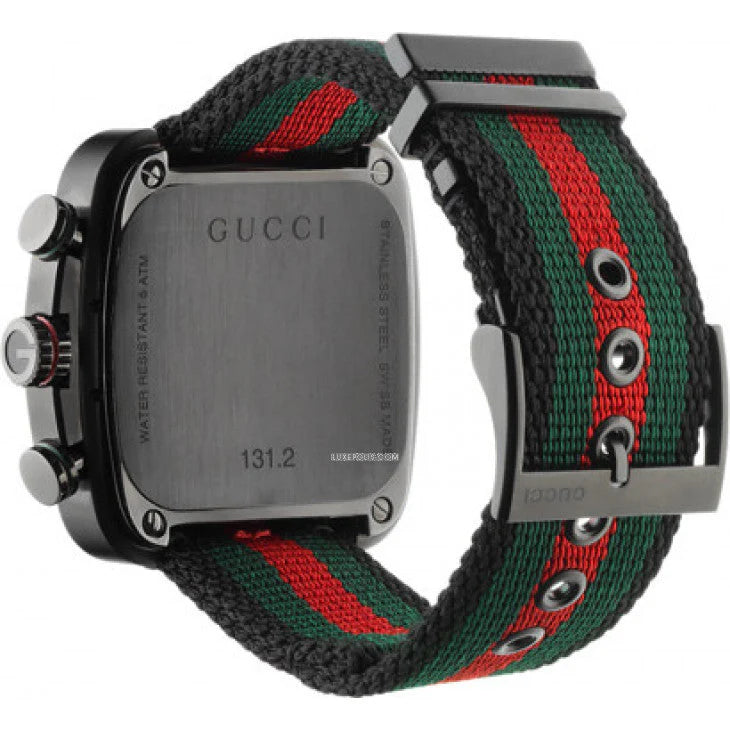 Men's Gucci Coupe Chronograph Square Watch -YA131202